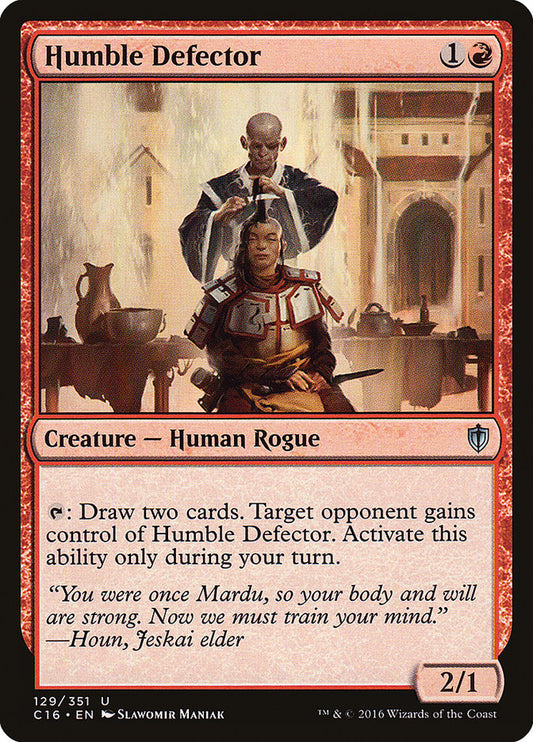 MTG Card Title: Humble Defector C16/129