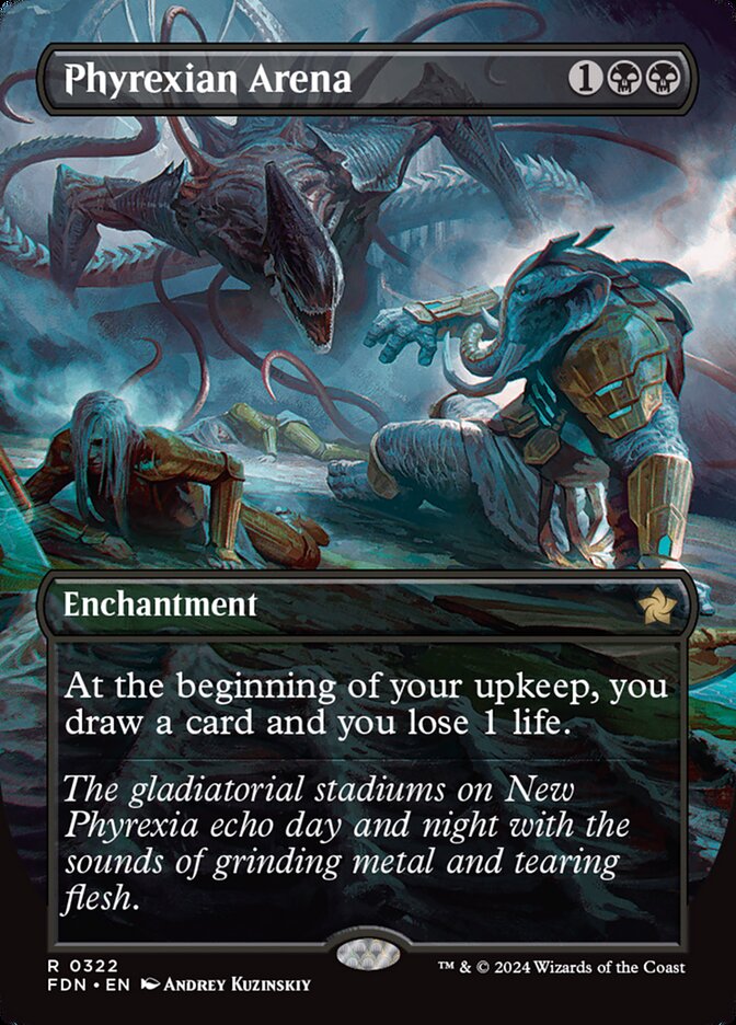 MTG Card Title: Phyrexian Arena FDN/322