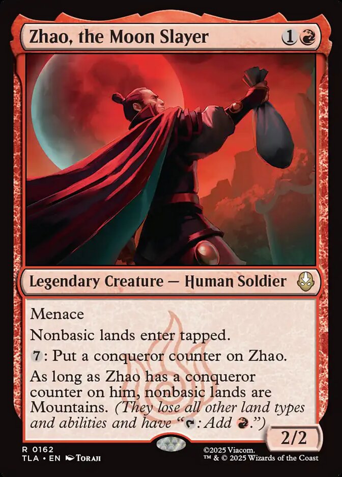 MTG Card Title: Zhao, the Moon Slayer TLA/162