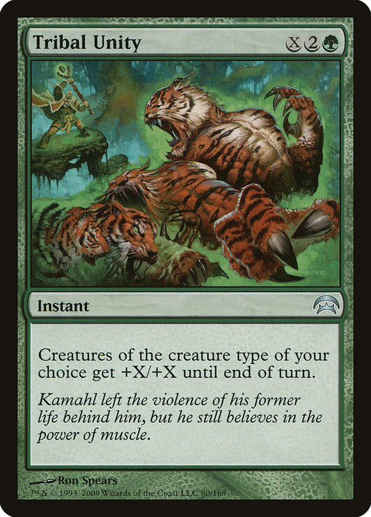 MTG Card Title: Tribal Unity HOP/80