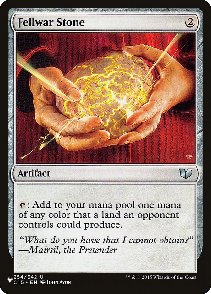 MTG Card Title: Fellwar Stone PLST/C15-254