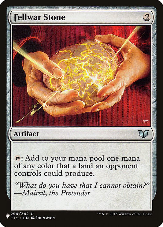 MTG Card Title: Fellwar Stone PLST/C15-254