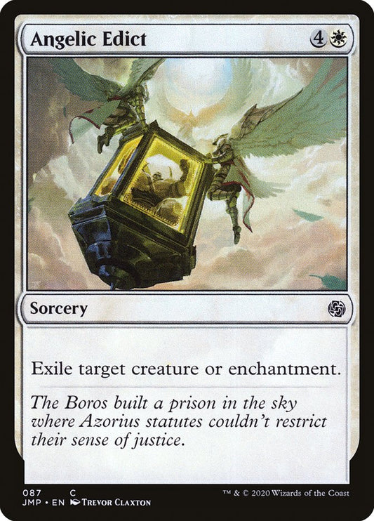 MTG Card Title: Angelic Edict JMP/87
