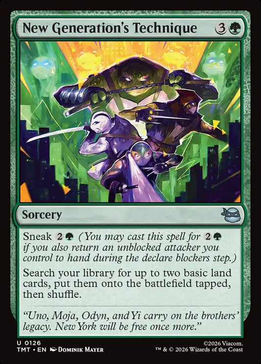 MTG Card Title: New Generation's Technique TMT/126