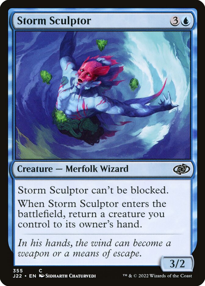 MTG Card Title: Storm Sculptor J22/355