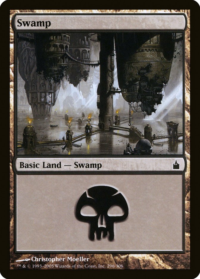 MTG Card Title: Swamp RAV/296