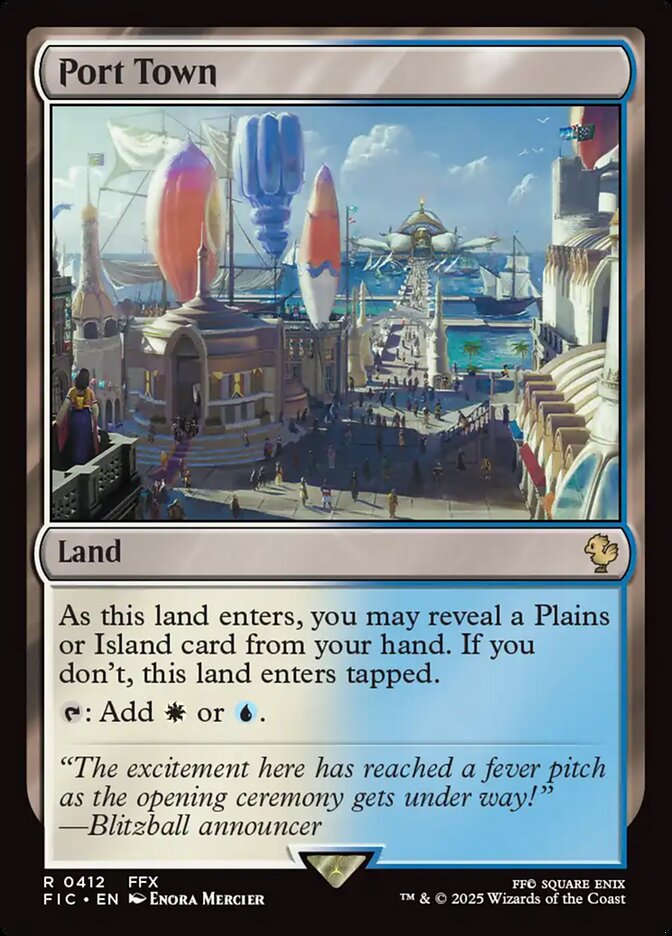 MTG Card Title: Port Town FIC/412