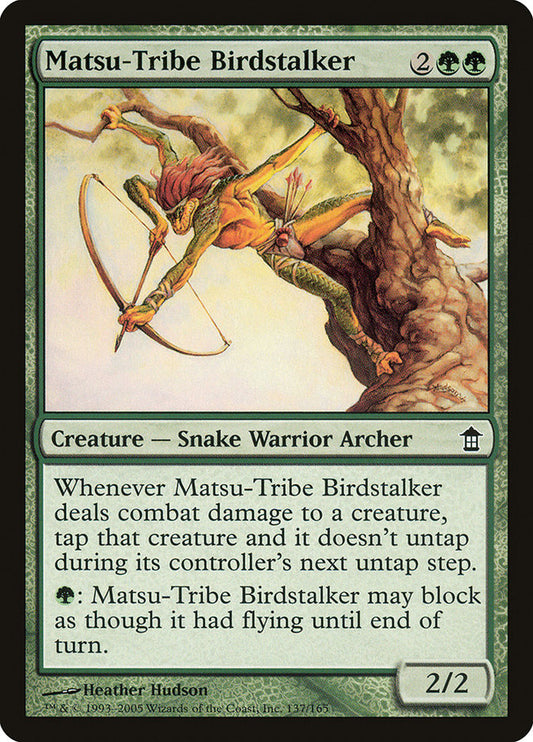 MTG Card Title: Matsu-Tribe Birdstalker SOK/137