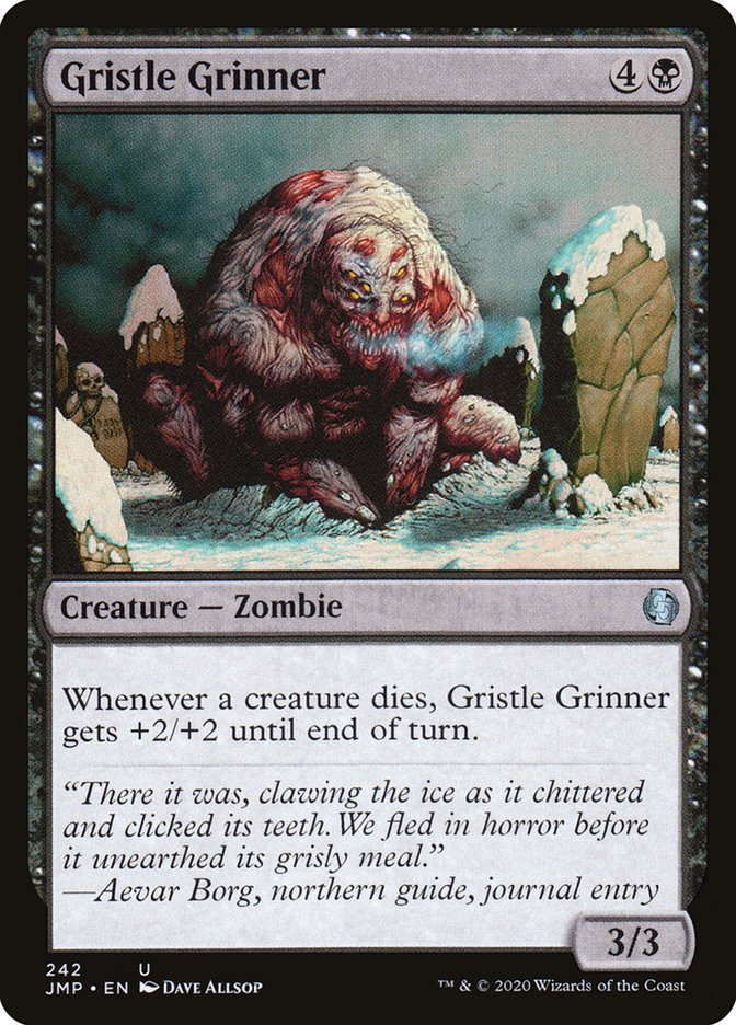 MTG Card Title: Gristle Grinner JMP/242