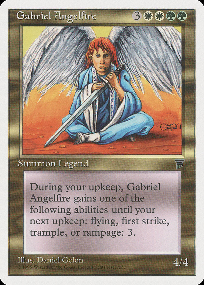 MTG Card Title: Gabriel Angelfire CHR/76