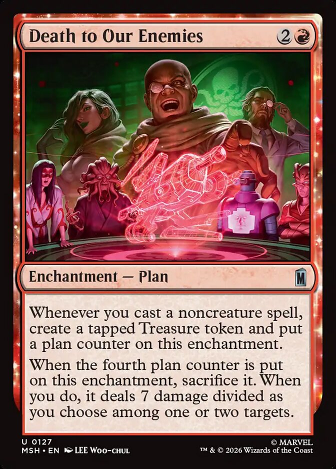 MTG Card Title: Death to Our Enemies MSH/127