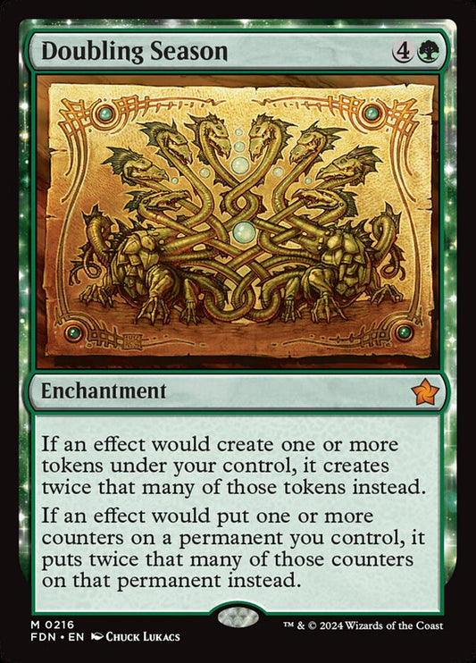 MTG Card Title: Doubling Season FDN/216