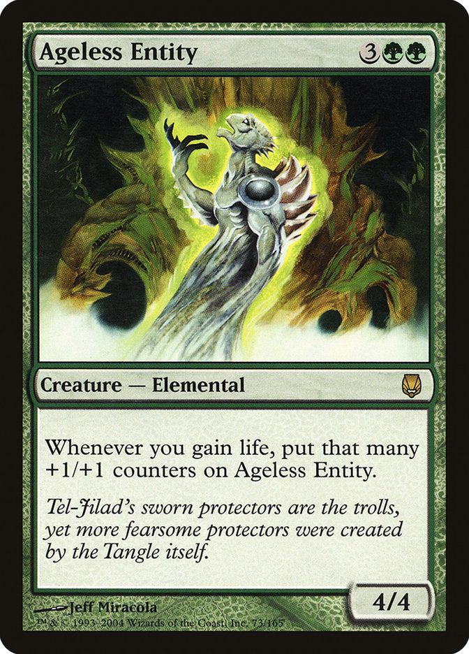MTG Card Title: Ageless Entity DST/73