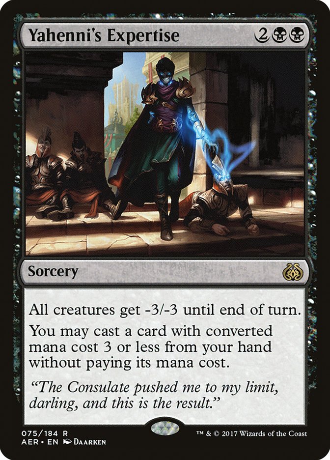 MTG Card Title: Yahenni's Expertise AER/75