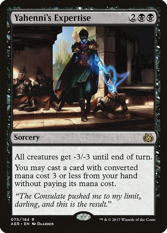 MTG Card Title: Yahenni's Expertise AER/75