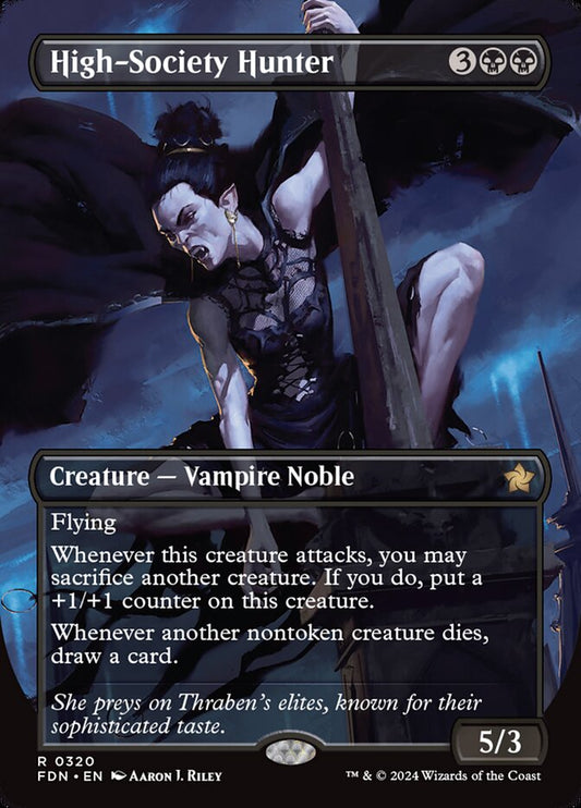 MTG Card Title: High-Society Hunter FDN/320