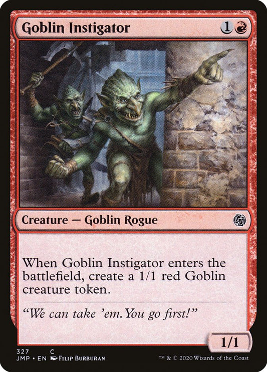 MTG Card Title: Goblin Instigator JMP/327