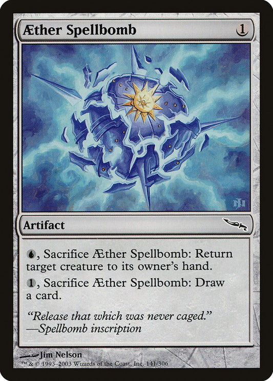 MTG Card Title: Aether Spellbomb MRD/141