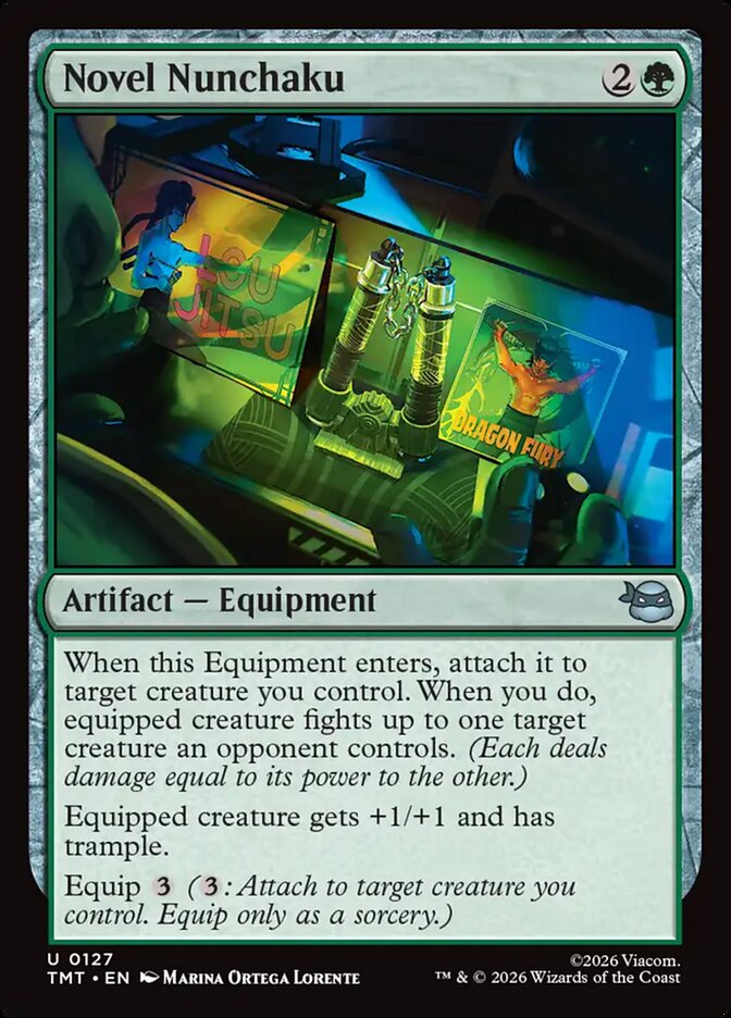 MTG Card Title: Novel Nunchaku TMT/127