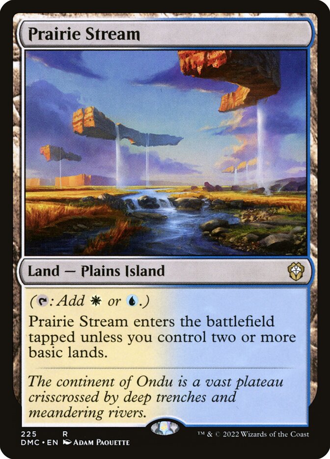 MTG Card Title: Prairie Stream DMC/225