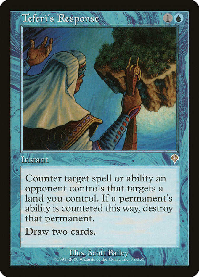 MTG Card Title: Teferi's Response INV/78