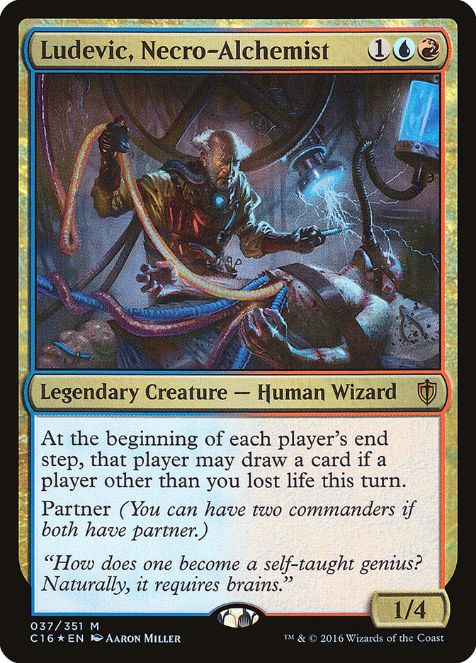 MTG Card Title: Ludevic, Necro-Alchemist C16/37