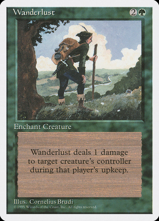 MTG Card Title: Wanderlust 4ED/285