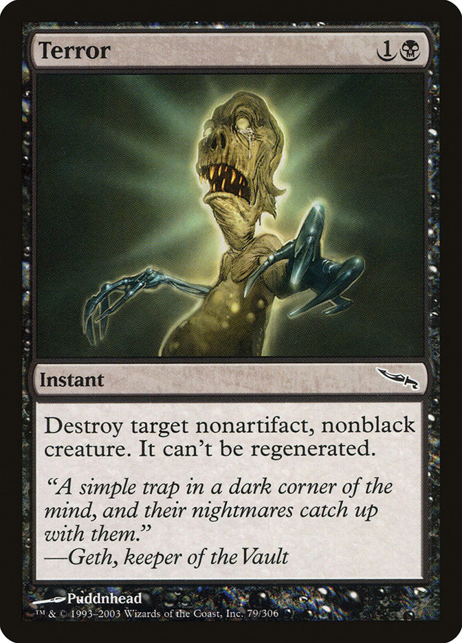 MTG Card Title: Terror MRD/79