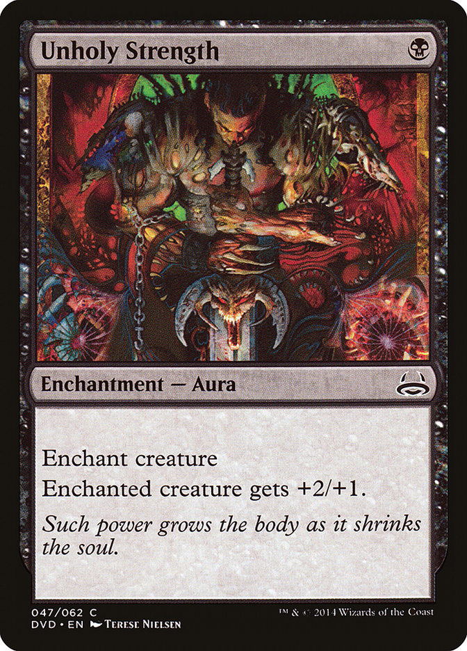 MTG Card Title: Unholy Strength DVD/47