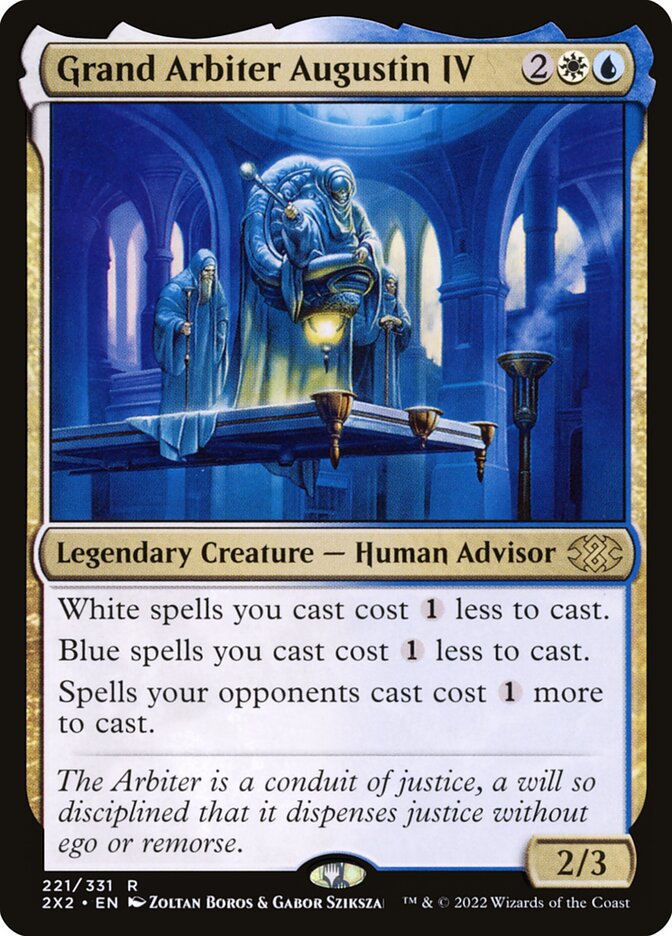 MTG Card Title: Grand Arbiter Augustin IV 2X2/221
