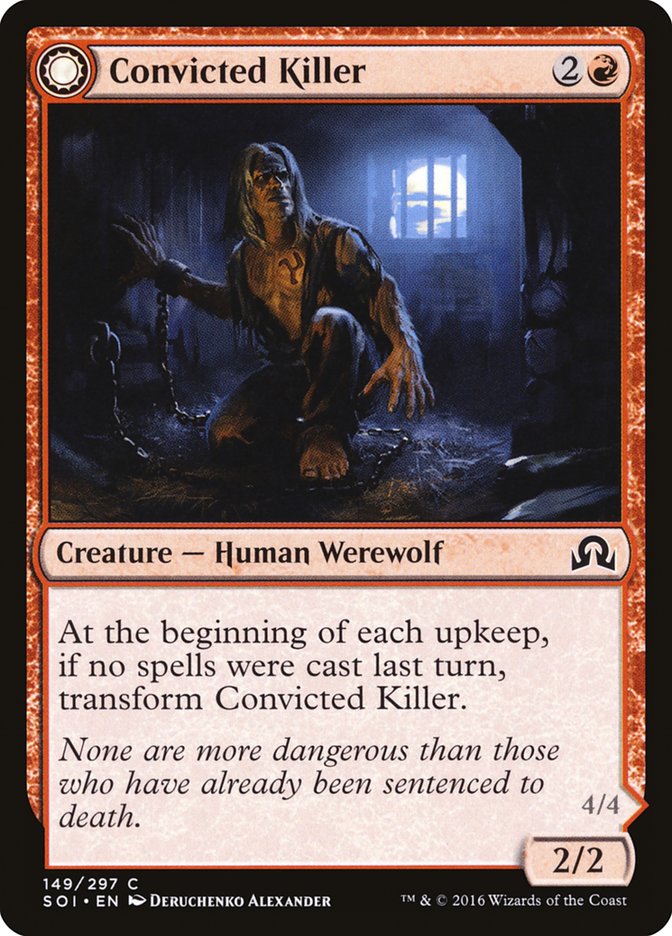 MTG Card Title: Convicted Killer // Branded Howler SOI/149