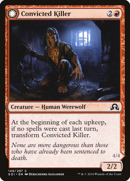 MTG Card Title: Convicted Killer // Branded Howler SOI/149