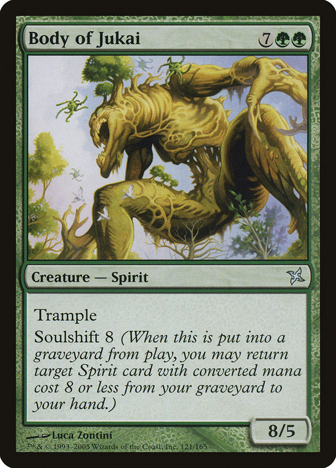 MTG Card Title: Body of Jukai BOK/121