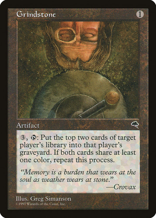 MTG Card Title: Grindstone TMP/290