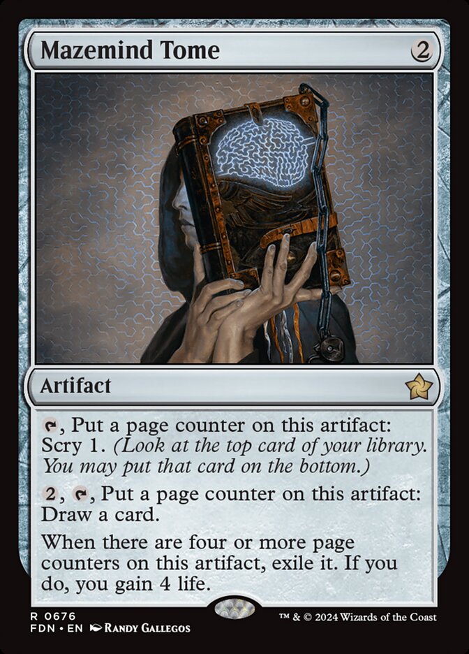 MTG Card Title: Mazemind Tome FDN/676