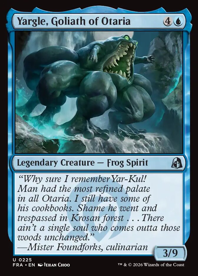 MTG Card Title: Yargle, Goliath of Otaria FRA/225