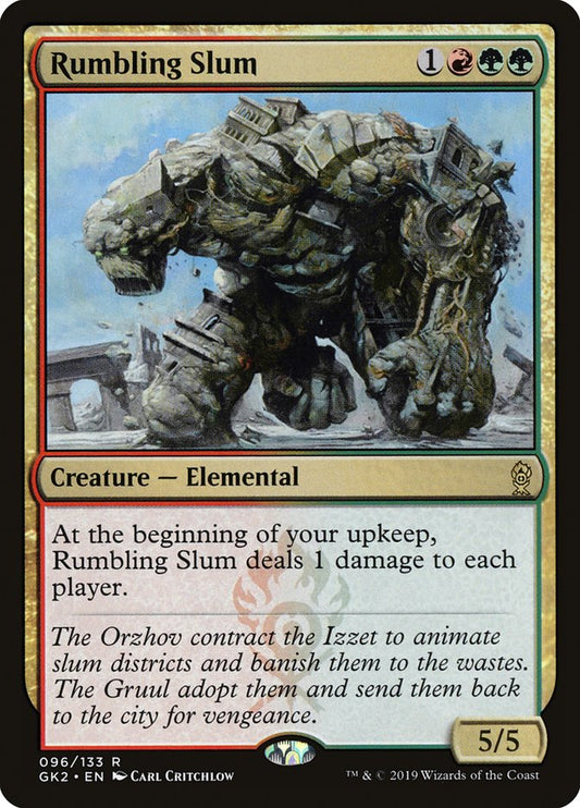 MTG Card Title: Rumbling Slum GK2/96