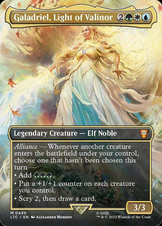 MTG Card Title: Galadriel, Light of Valinor LTC/498