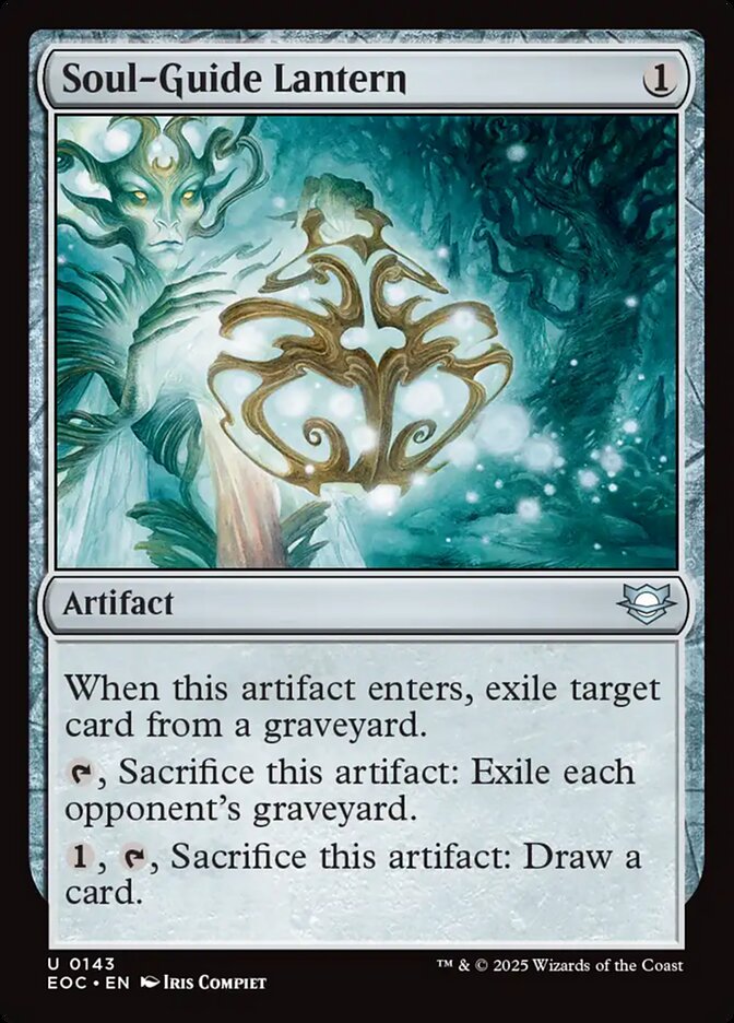 MTG Card Title: Soul-Guide Lantern EOC/143