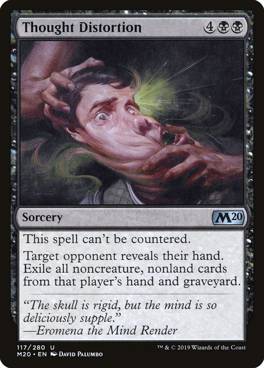 MTG Card Title: Thought Distortion M20/117