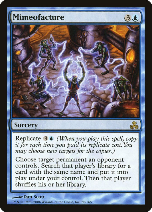 MTG Card Title: Mimeofacture GPT/30