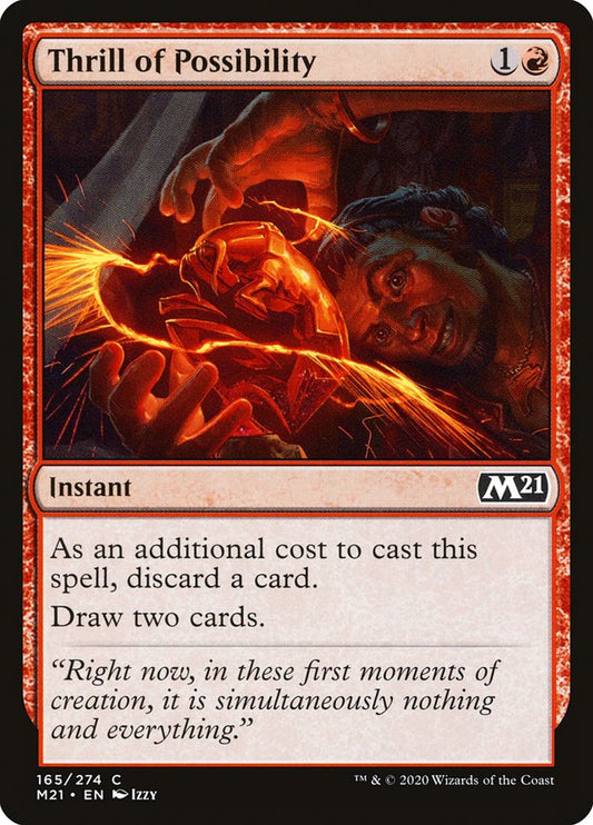MTG Card Title: Thrill of Possibility M21/165