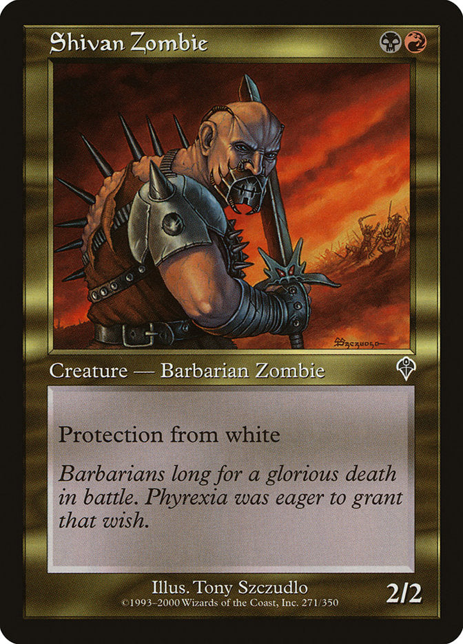 MTG Card Title: Shivan Zombie INV/271