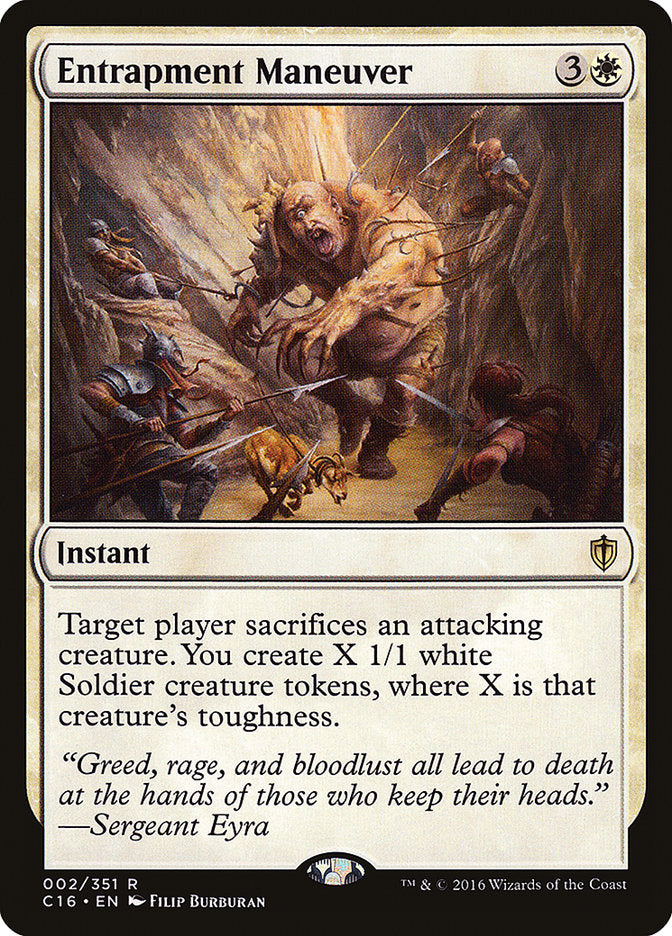 MTG Card Title: Entrapment Maneuver C16/2