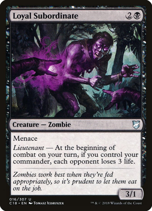 MTG Card Title: Loyal Subordinate C18/16