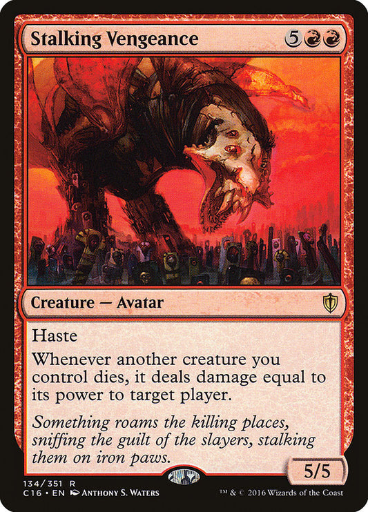 MTG Card Title: Stalking Vengeance C16/134