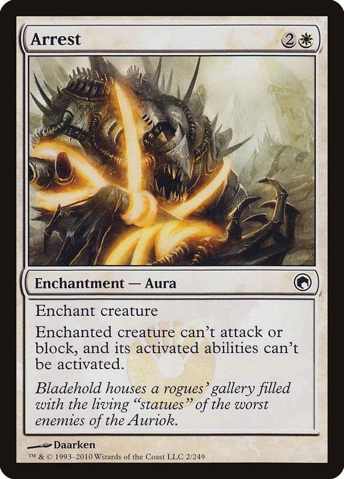 MTG Card Title: Arrest SOM/2