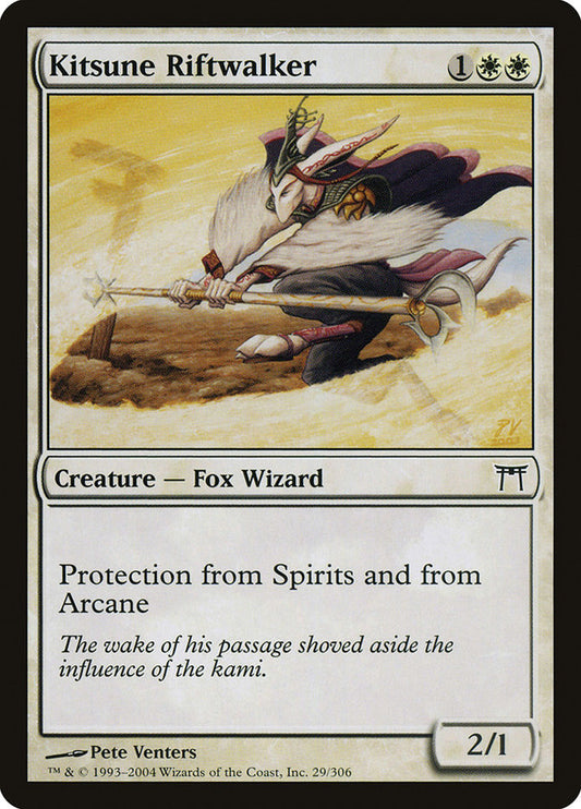 MTG Card Title: Kitsune Riftwalker CHK/29