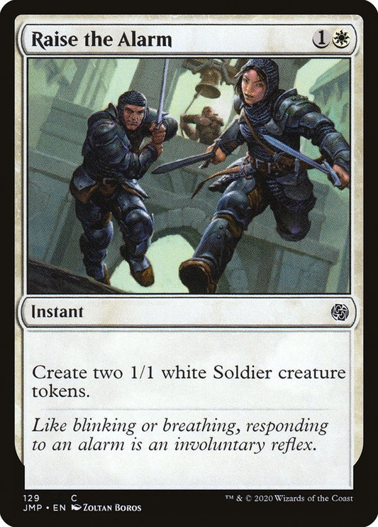 MTG Card Title: Raise the Alarm JMP/129