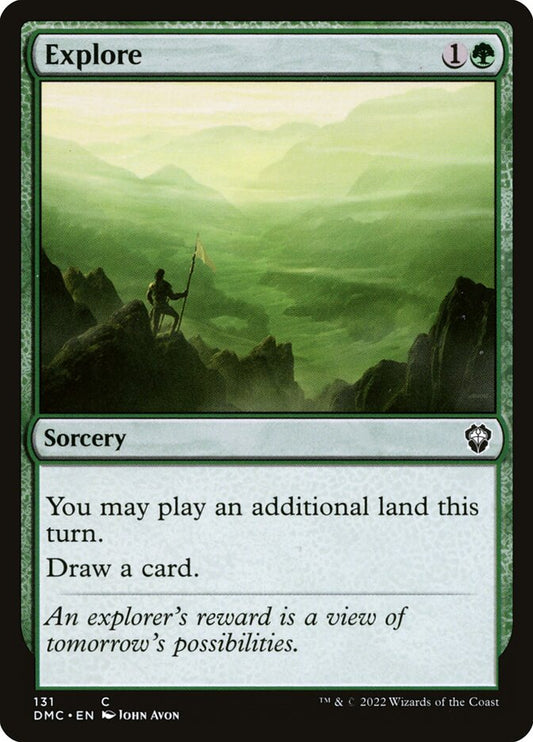 MTG Card Title: Explore DMC/131